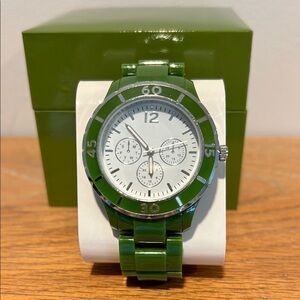 Women’s Green Chronograph Wristwatch